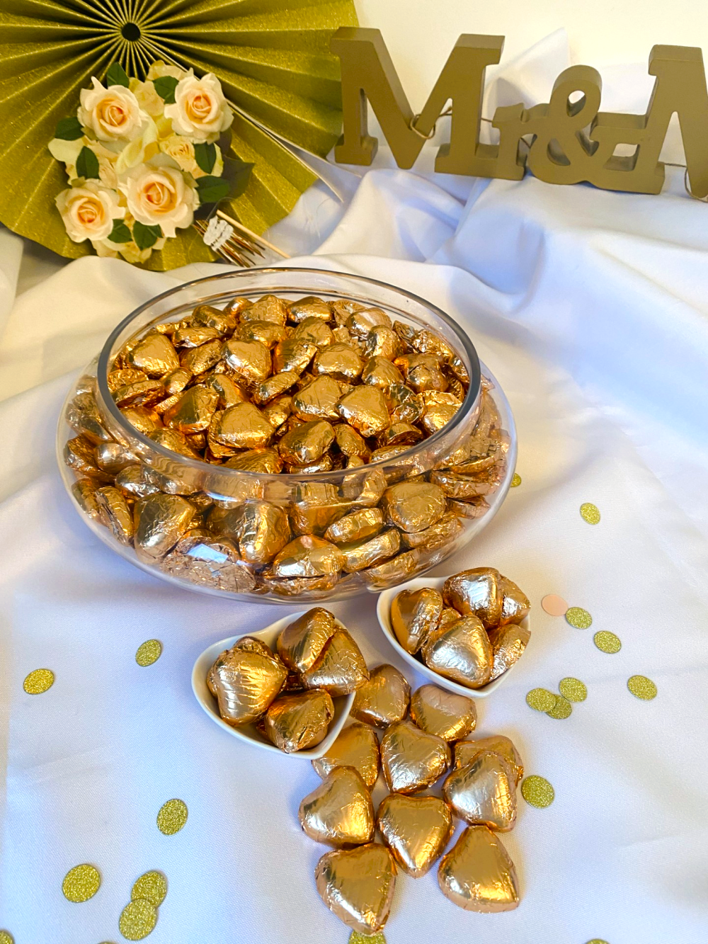 FOIL WRAPPED BELGIAN MILK CHOCOLATE HEARTS - Image 16