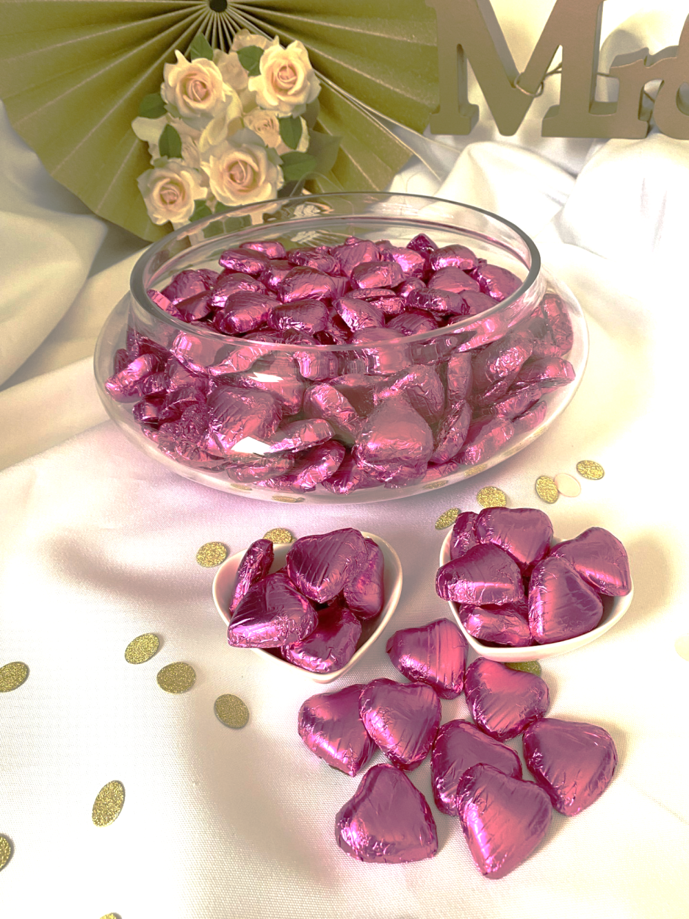 FOIL WRAPPED BELGIAN MILK CHOCOLATE HEARTS - Image 5