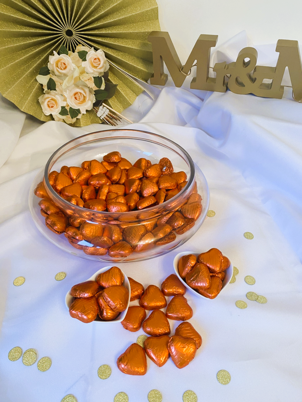 FOIL WRAPPED BELGIAN MILK CHOCOLATE HEARTS - Image 10