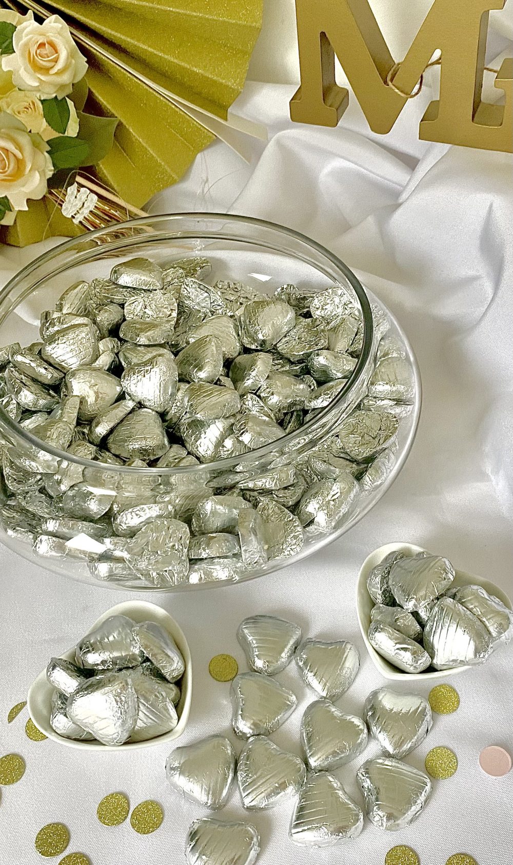 FOIL WRAPPED BELGIAN MILK CHOCOLATE HEARTS - Image 3