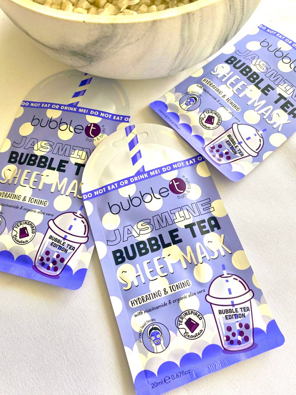 Jasmine Bubble Tea Sheet Mask