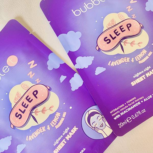 Bubble Tea Sleep Face Sheet