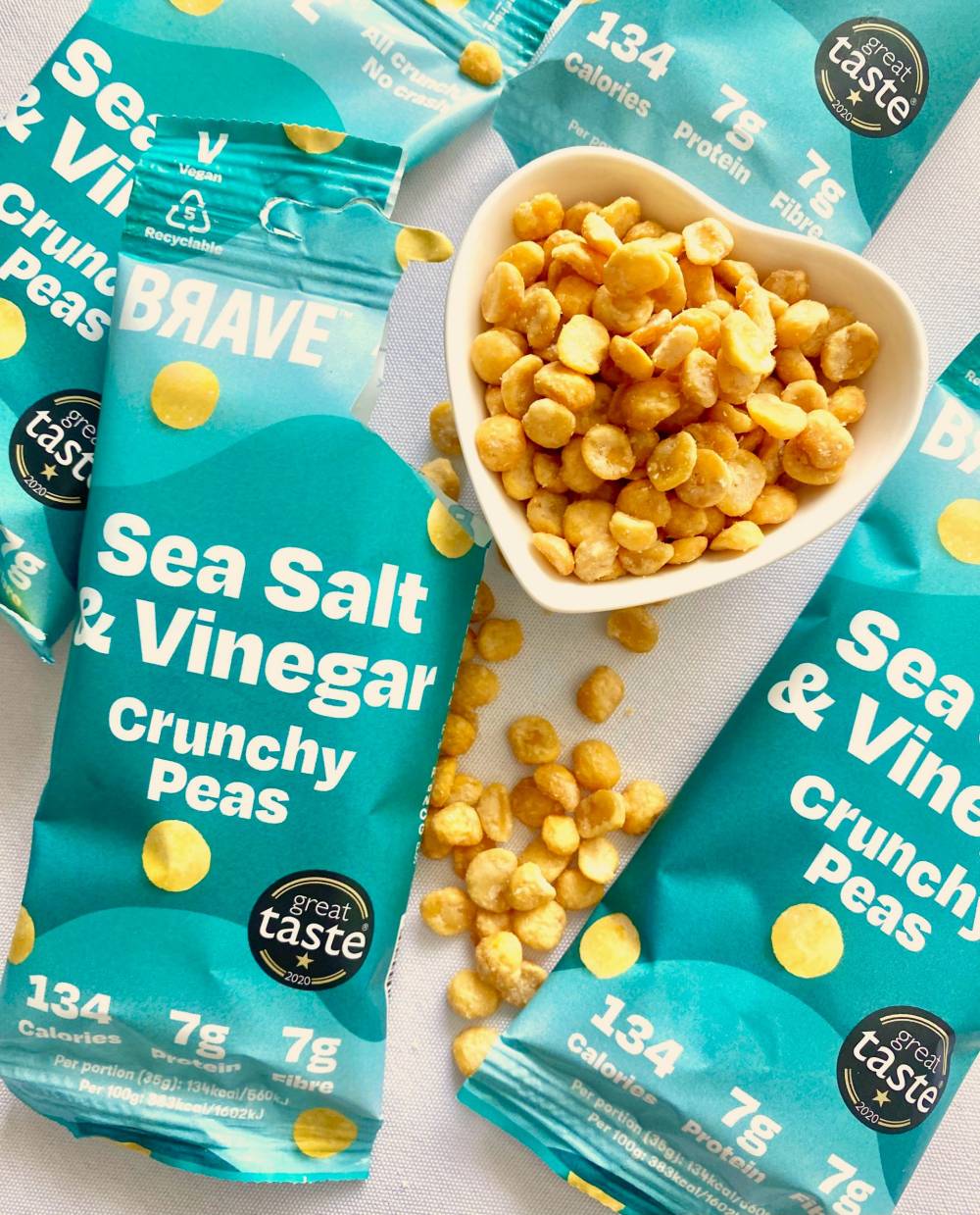 Sea Salt & Vinegar Crunchy Peas