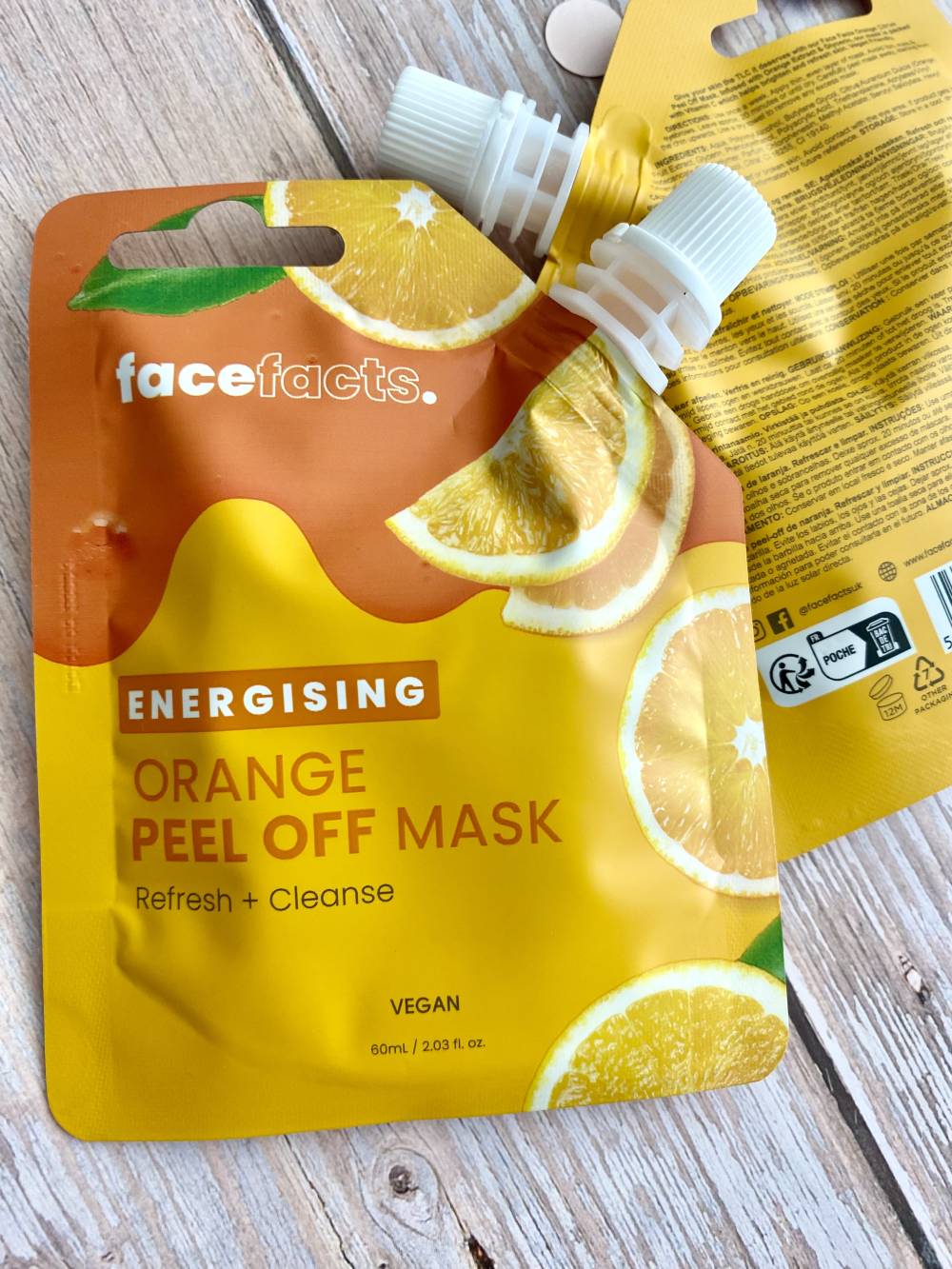 Orange Peel Off Mask Refresh and Cleanse