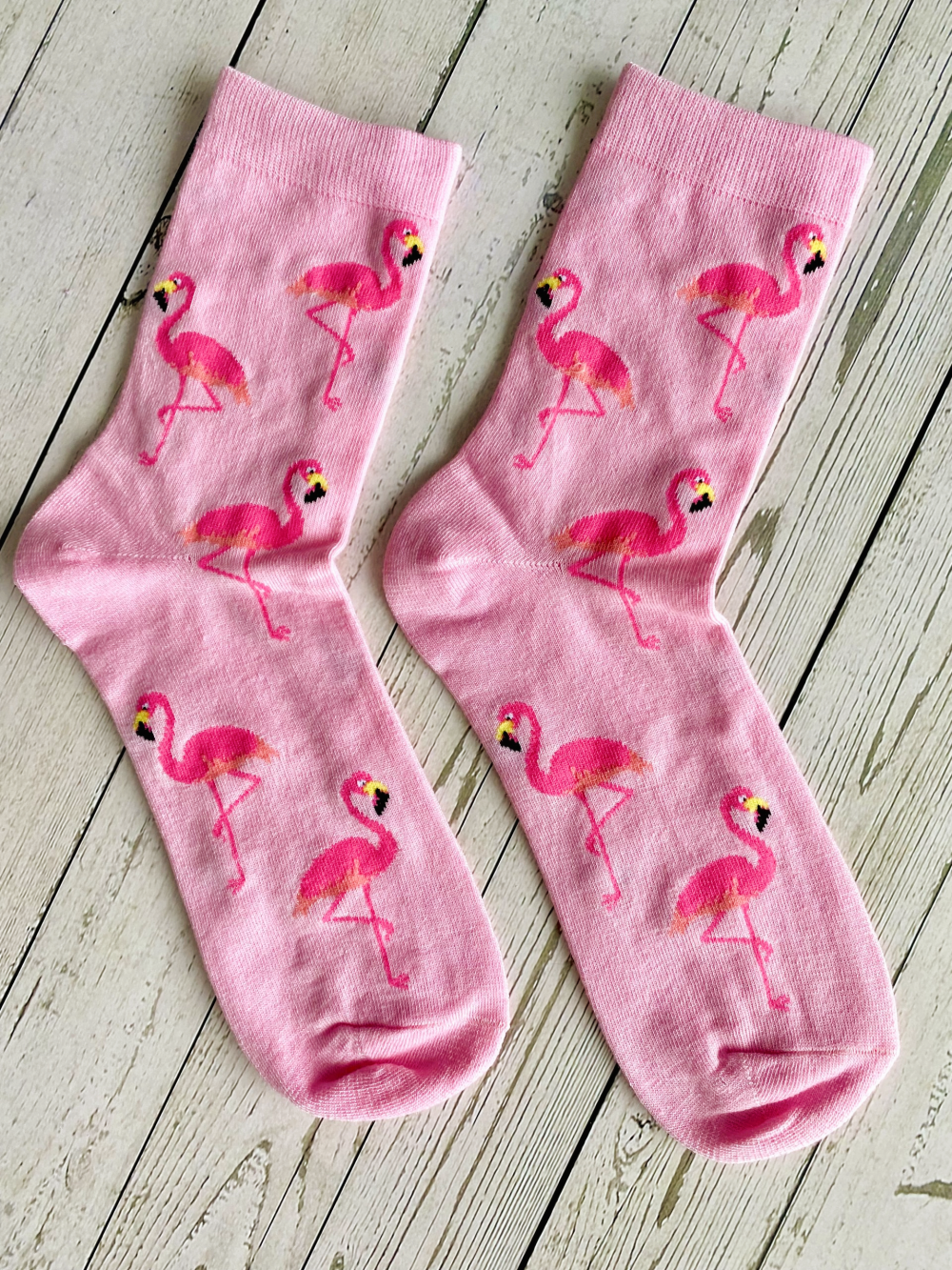 Pink Flamingo Socks