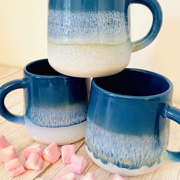 Ocean Blue Mojave Glaze Mug 360mls
