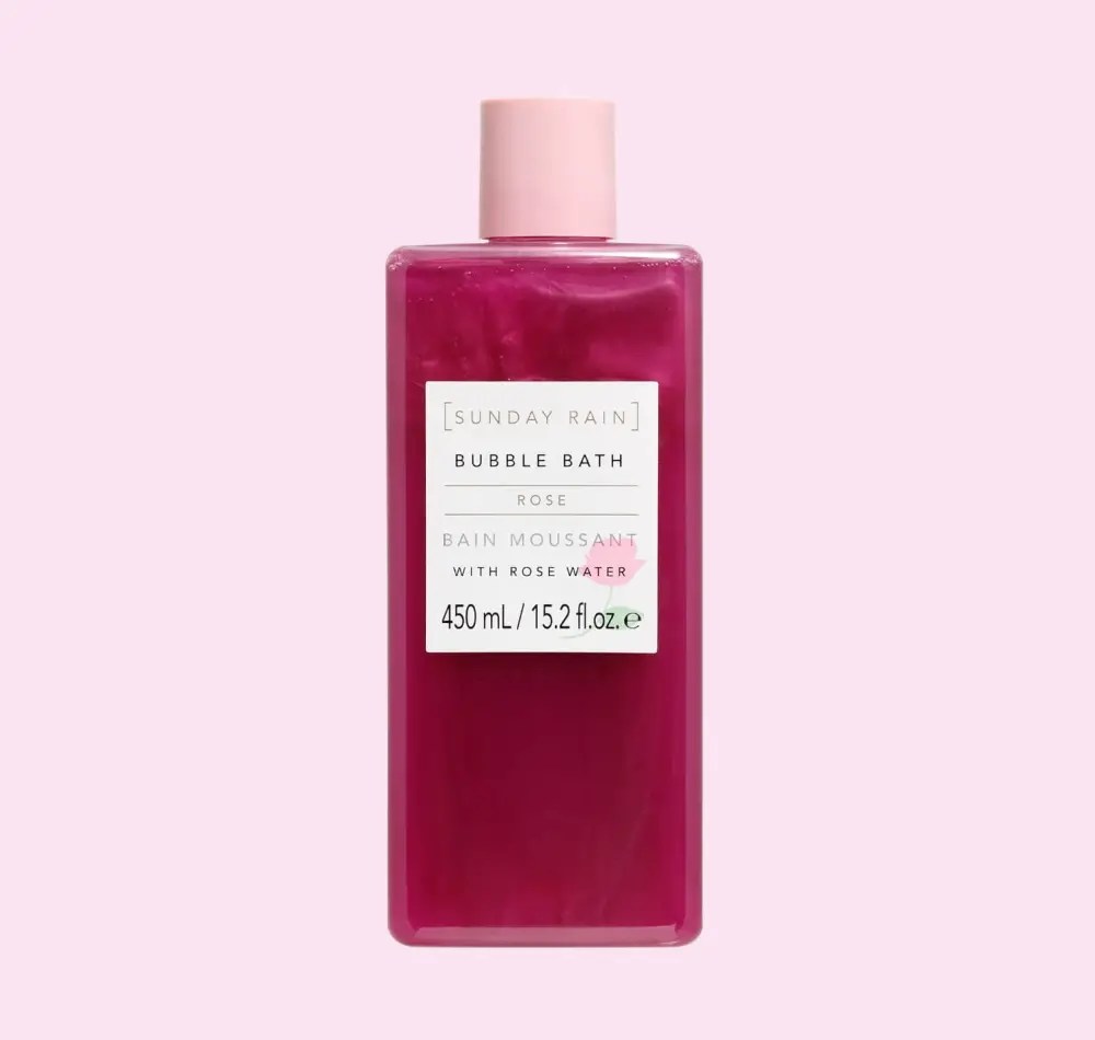 Sunday Rain Rose Bubble Bath