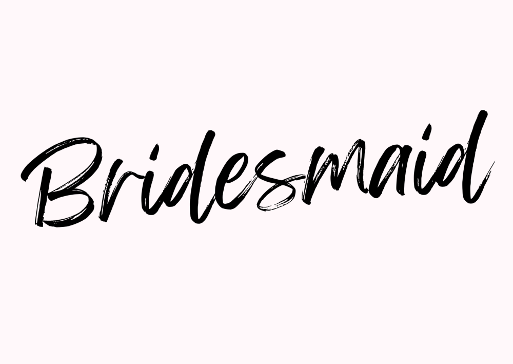 Bridesmaid